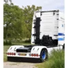 Achterbumper met 8 ronde gaten en steunen (RVS) - Afbeelding 2