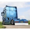 Achterbumper met 8 ronde gaten en steunen (RVS)