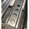 Achterbumper met 8 ronde gaten en steunen (RVS) - Afbeelding 4