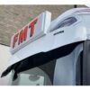 Fox parts aluminium zonneklep DAF XG+ 30cm verlaagd met 2 lamp gaten nieuwe type - Afbeelding 2