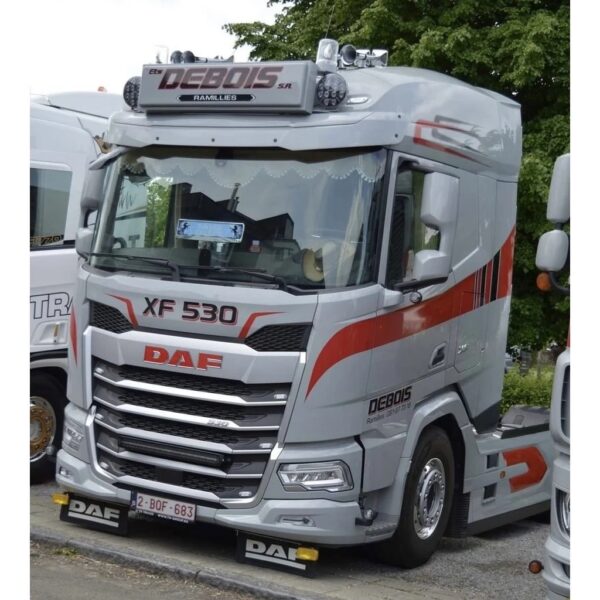 Lichtbaksteunen NG DAF XF/XG t.b.v. originele & Solarguard zonneklep (set)