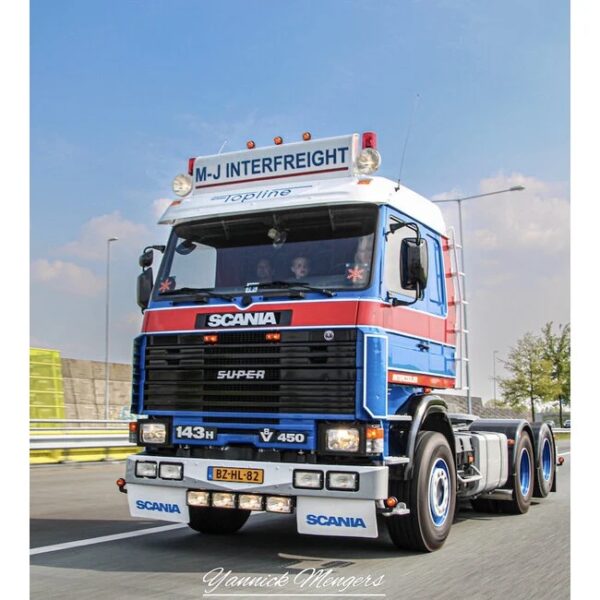 Scania spatlap wit (stuk)
