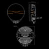 Strands FOR9T dragon drive verstraler 9” - Afbeelding 8